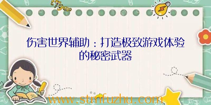 伤害世界辅助：打造极致游戏体验的秘密武器