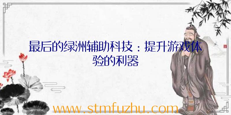最后的绿洲辅助科技：提升游戏体验的利器