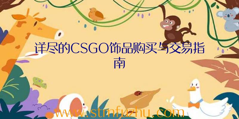 详尽的CSGO饰品购买与交易指南
